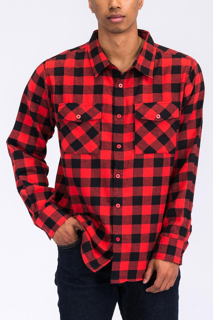 Brushed Flannel Shirt - Brand My Case