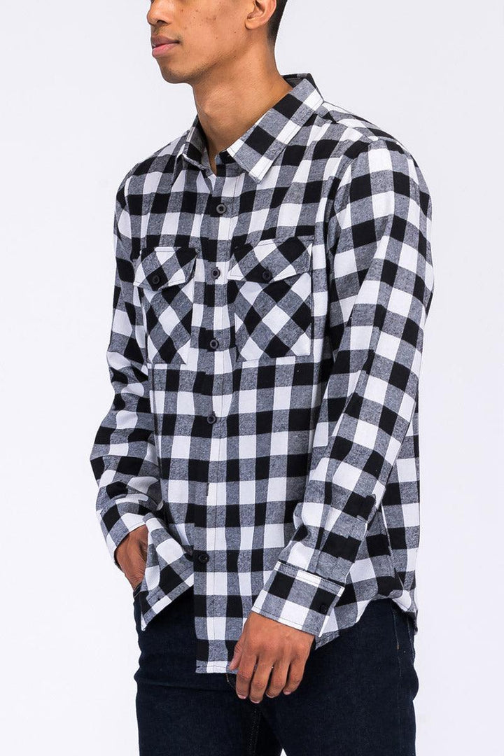 Brushed Flannel Shirt - Brand My Case