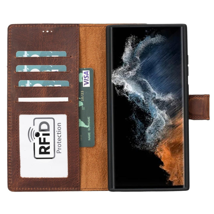Buffalo Samsung Galaxy S20 Series Detachable Leather Wallet Case - Brand My Case