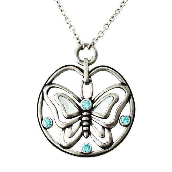 Butterfly Blues necklace - Brand My Case