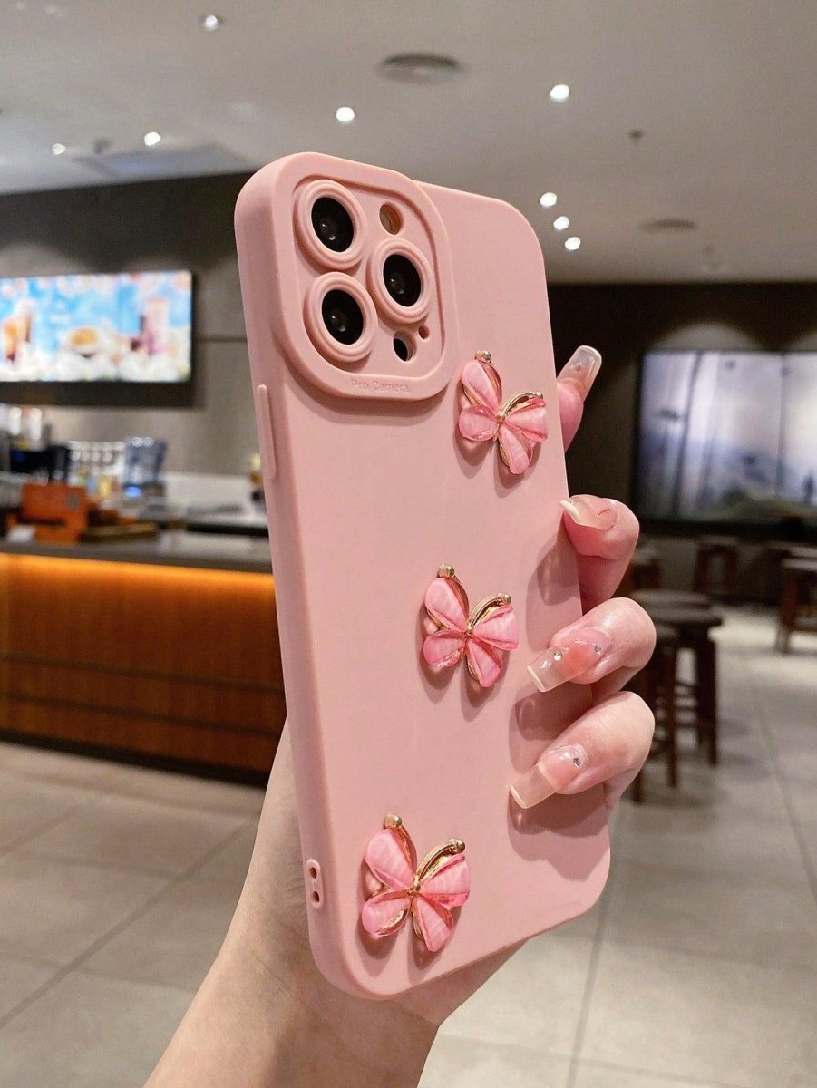 Butterfly Decor Phone Case - Brand My Case