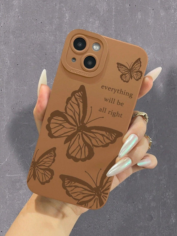 Butterfly Quote Print Phone Case - Brand My Case