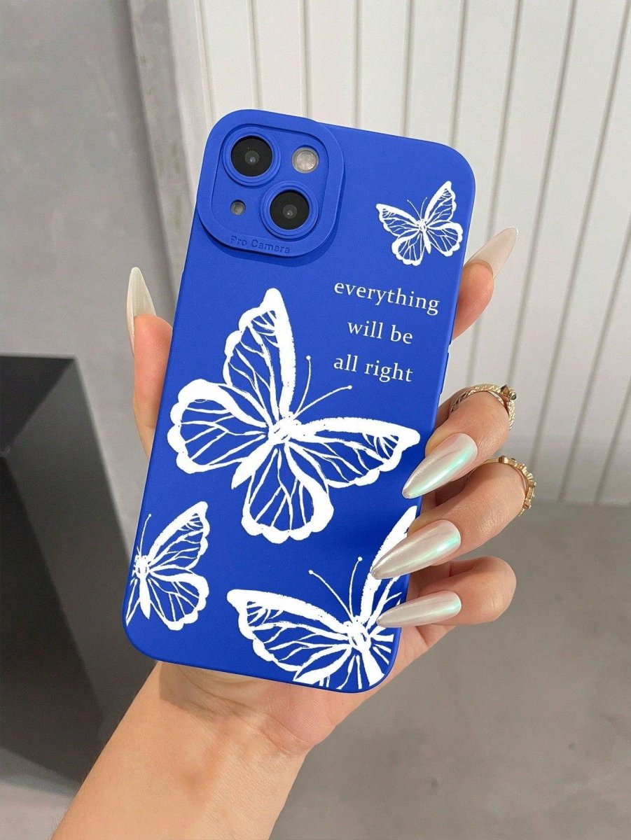 Butterfly Quote Print Phone Case - Brand My Case