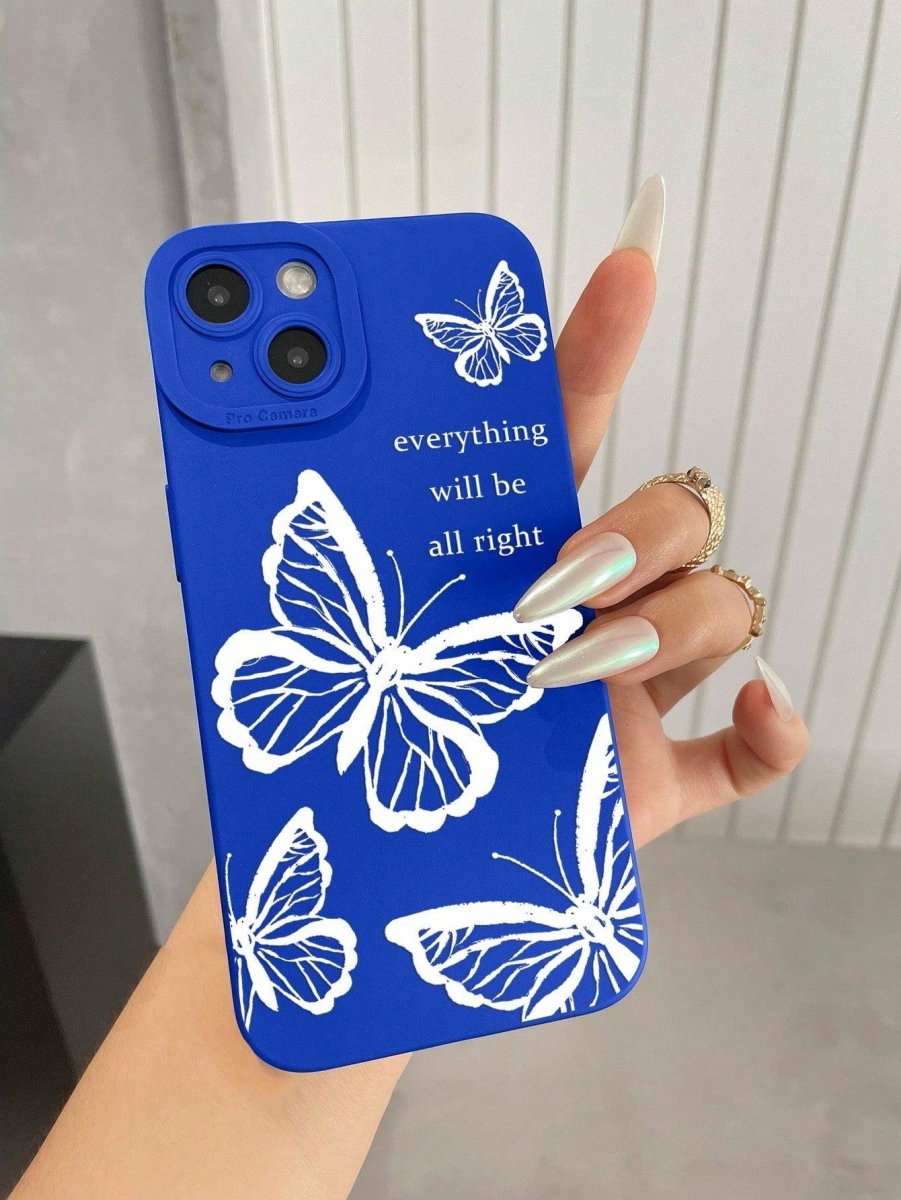 Butterfly Quote Print Phone Case - Brand My Case