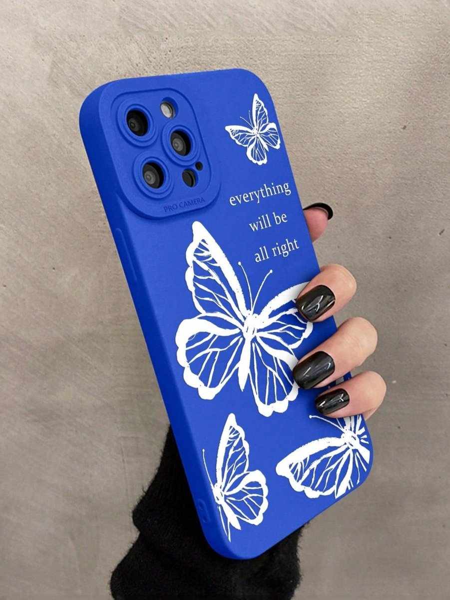 Butterfly Quote Print Phone Case - Brand My Case