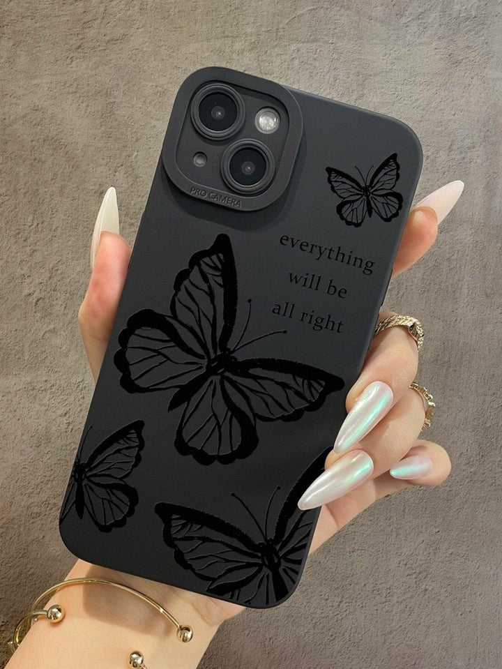 Butterfly Quote Print Phone Case - Brand My Case