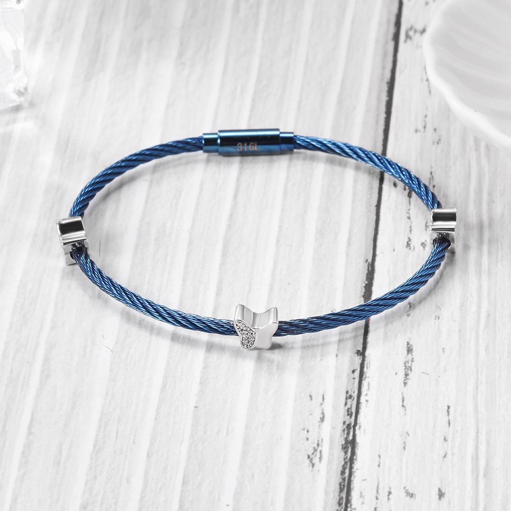 BUTTERFLY STACKING CABLE BRACELET - Brand My Case