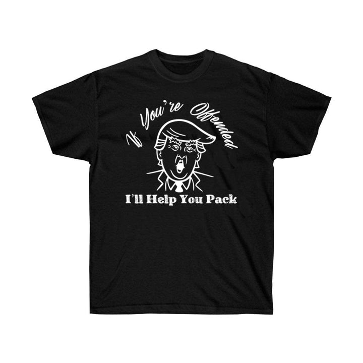 I will Help You Pack Trump Black T-Shirt