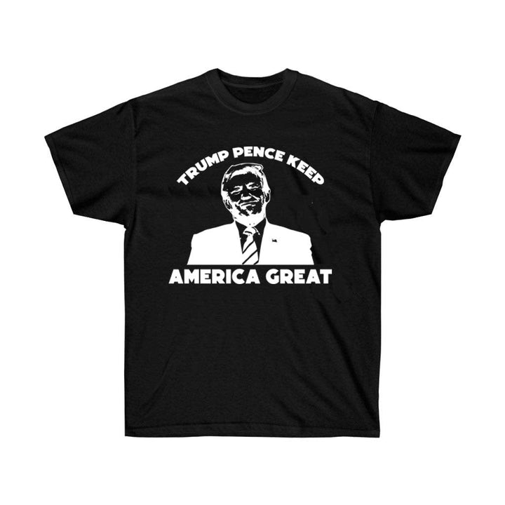 Trump Pence Keep America Great Black T-Shirt