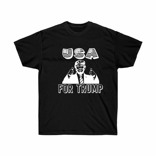 USA for Trump Black T-Shirt