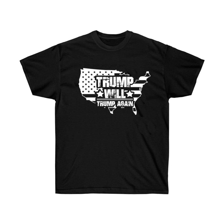 Trump Will Trump Again Black T-Shirt