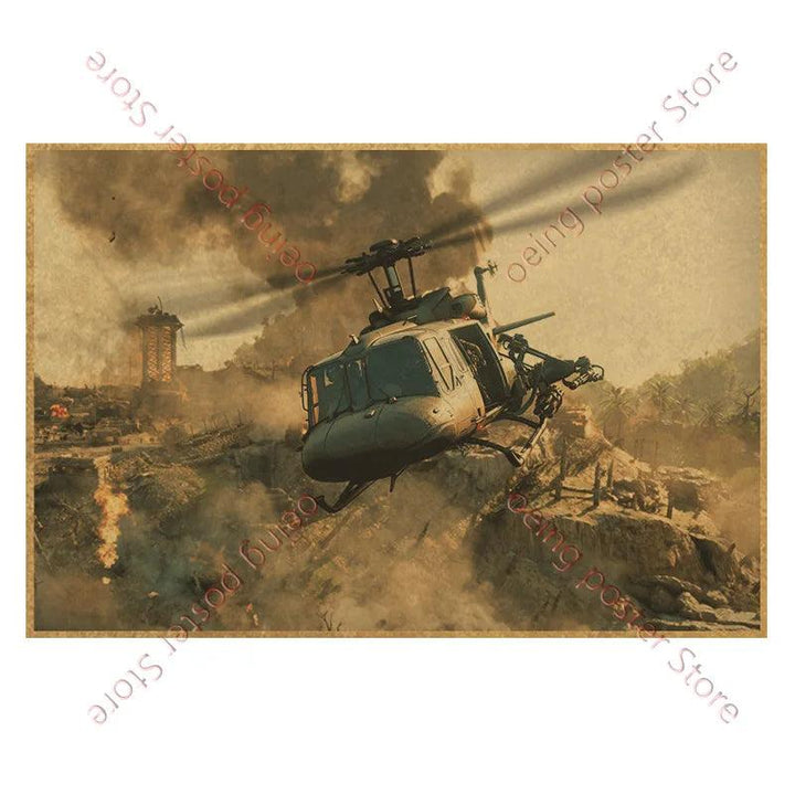 Call of Duty Game Poster - Vintage Wall Art - Home Decor for Game Room - Brand My Case