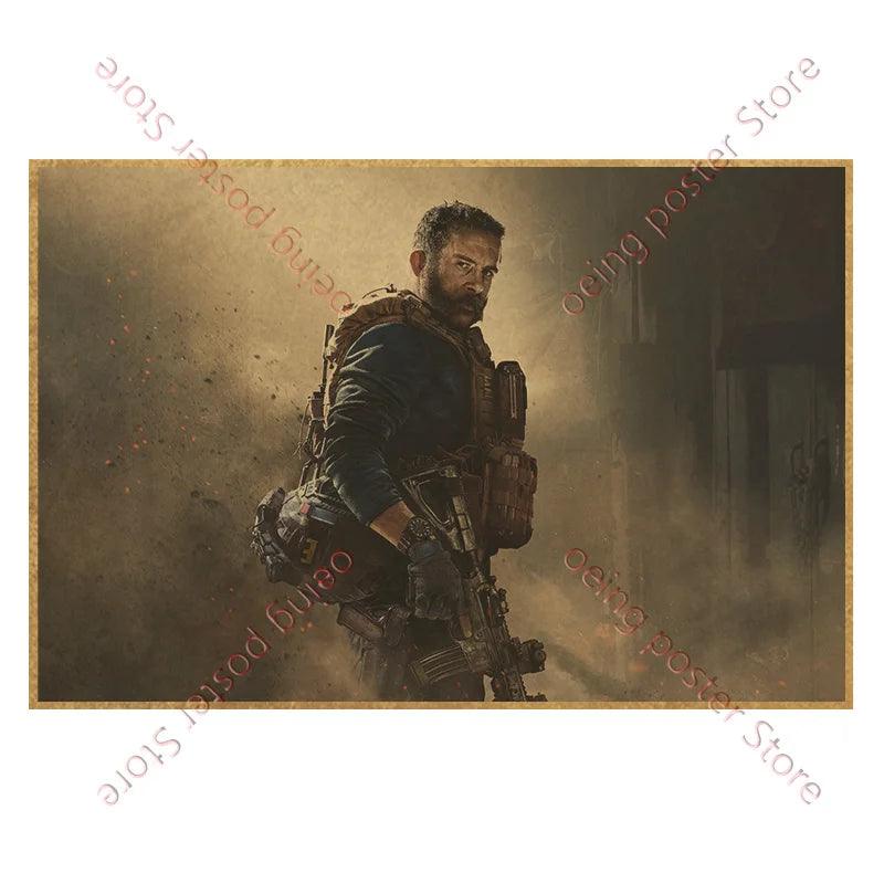 Call of Duty Game Poster - Vintage Wall Art - Home Decor for Game Room - Brand My Case