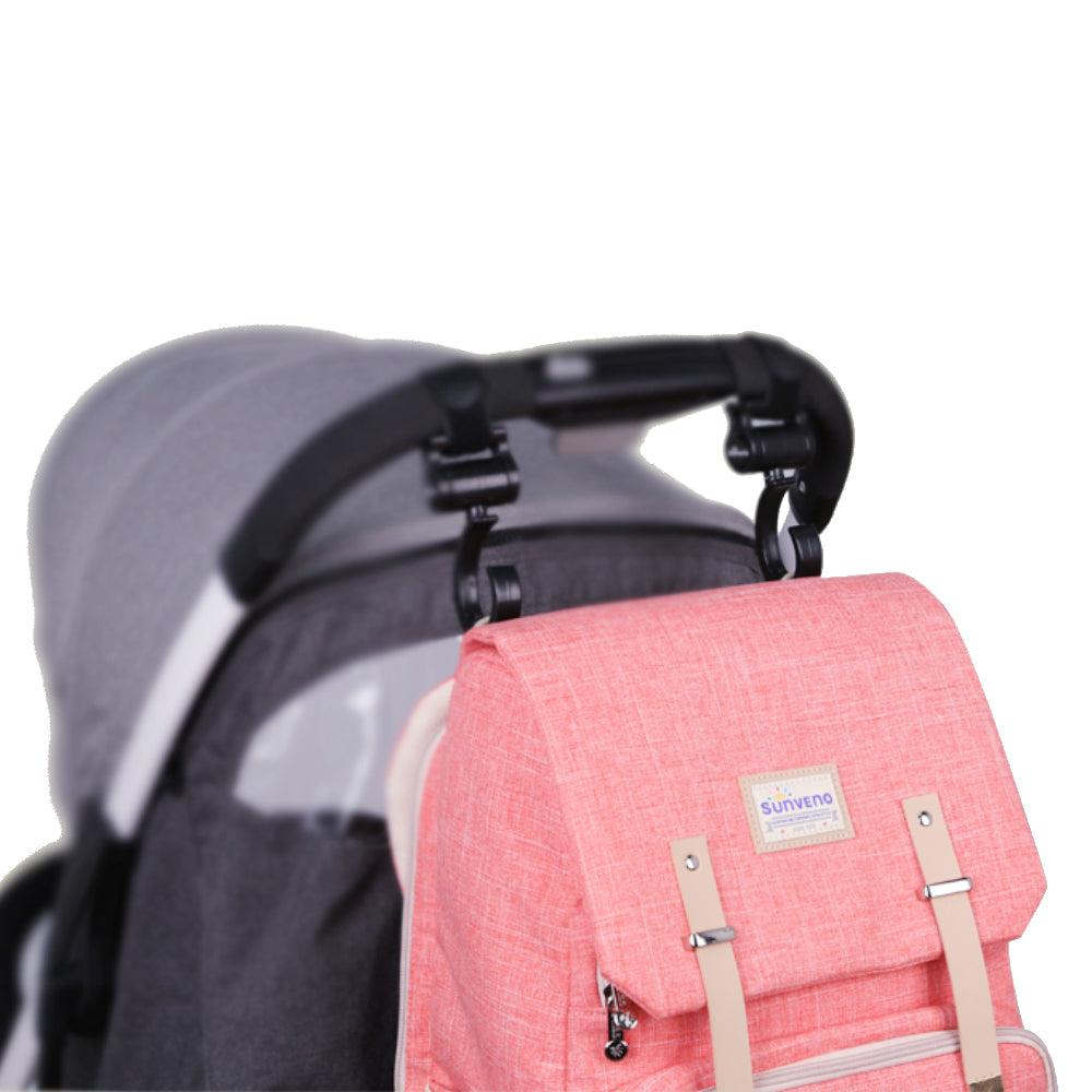 Canvas Diaper Bag Travel Backpack - Brand My Case