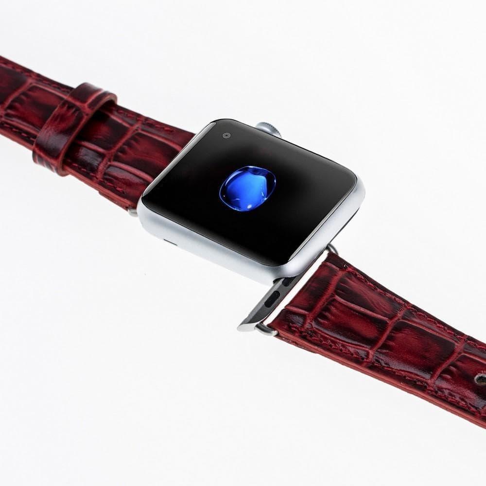 Cardiff Classic Apple Watch Leather Straps - Brand My Case