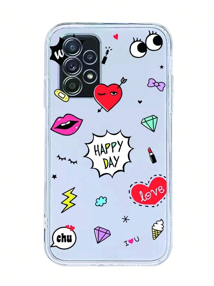 Cartoon Collage Style Graphic Phone Case - Brand My Case