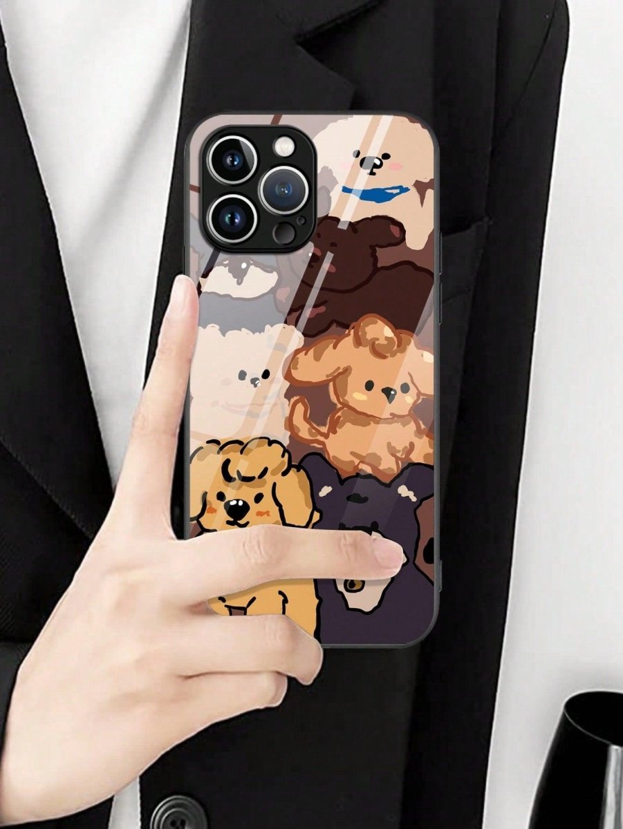 Cartoon Dog Pattern Phone Case - Brand My Case