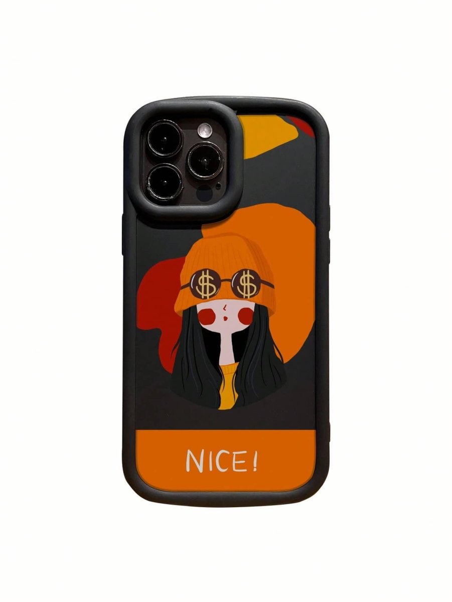 Cartoon Girl Pattern Anti fall Phone Case - Brand My Case