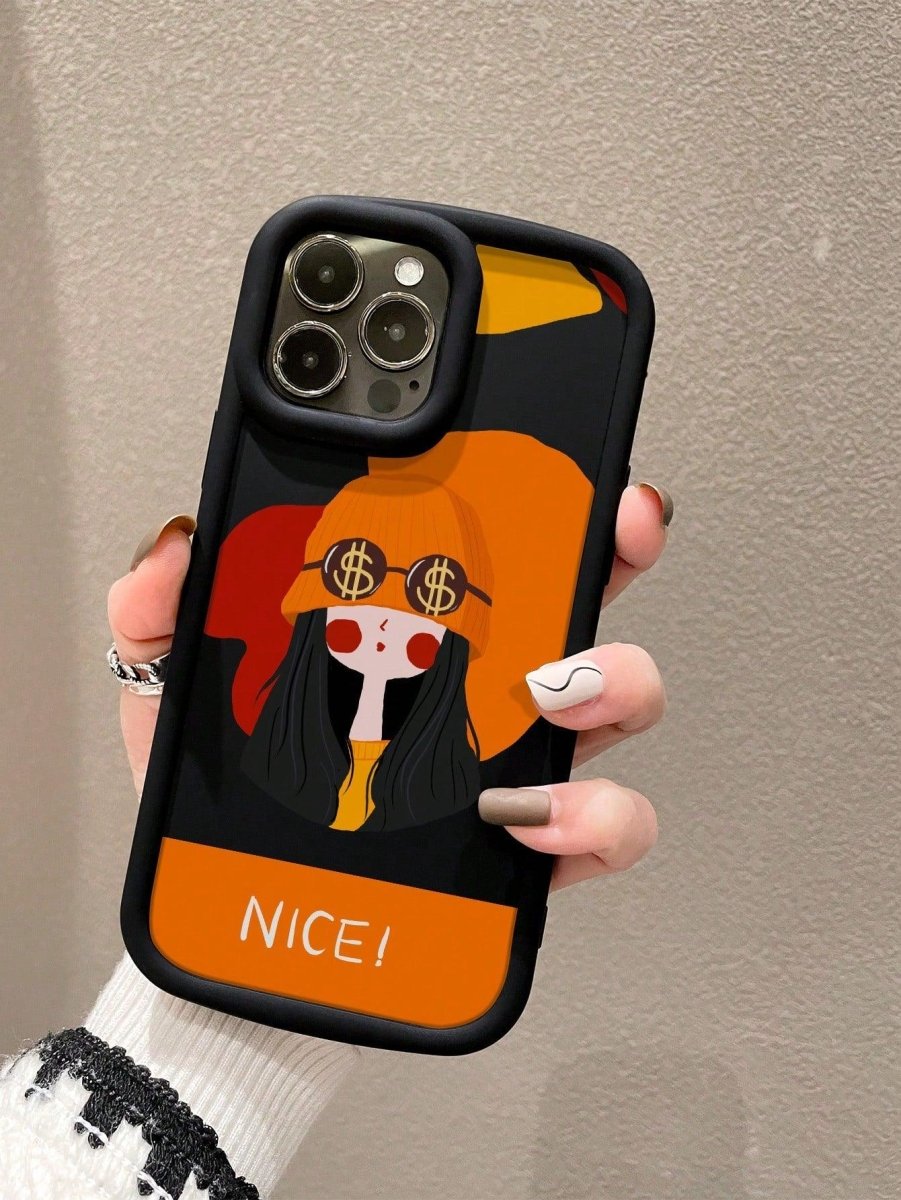 Cartoon Girl Pattern Anti fall Phone Case - Brand My Case