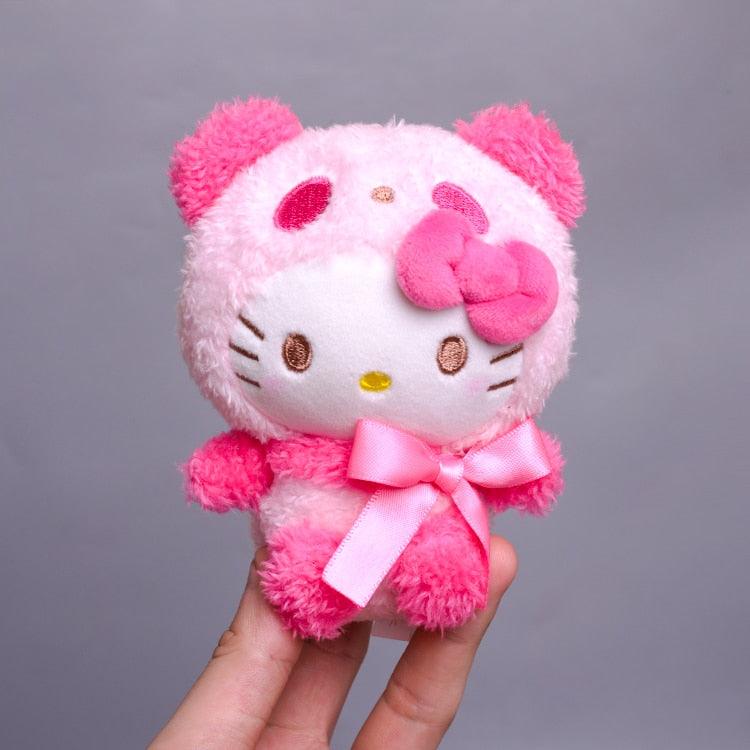Cartoon Sanrios Melody Kuromi Hello Kitty Baby Series Kawaii Pacifier Pendant Key Chain Plush Doll Holiday Gift Children Toys - Brand My Case