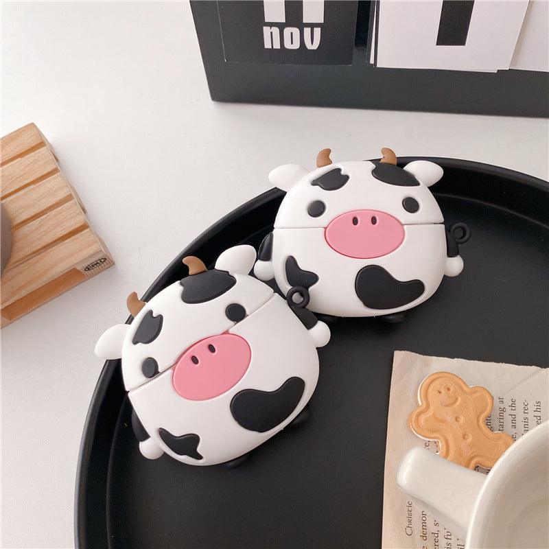 Cartoon Sitting Cow Headphone Cover Protective Shell - Brand My Case