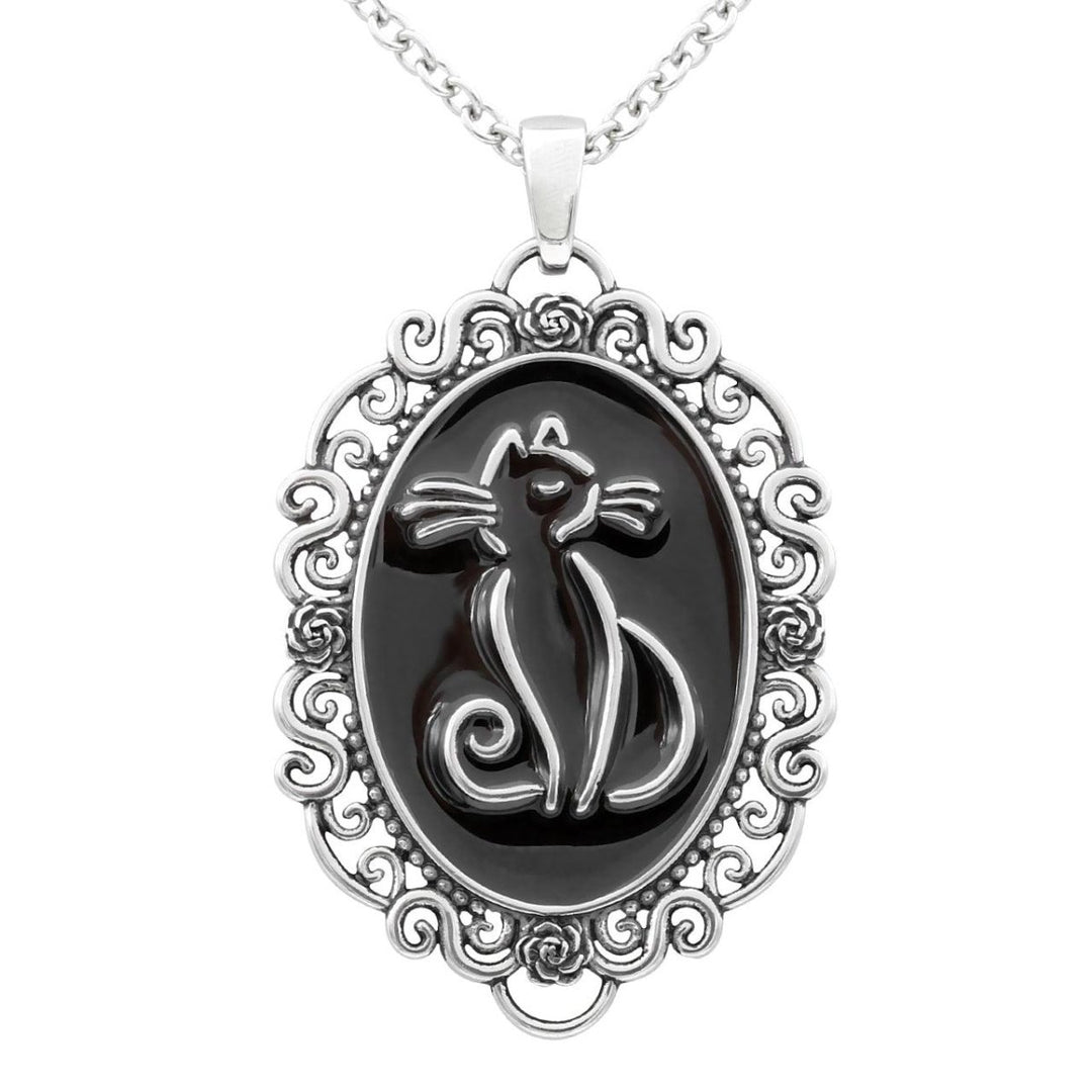 Cat Cameo Necklace - Brand My Case