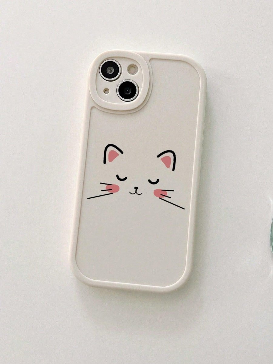 Cat Face Print Phone Case - Brand My Case
