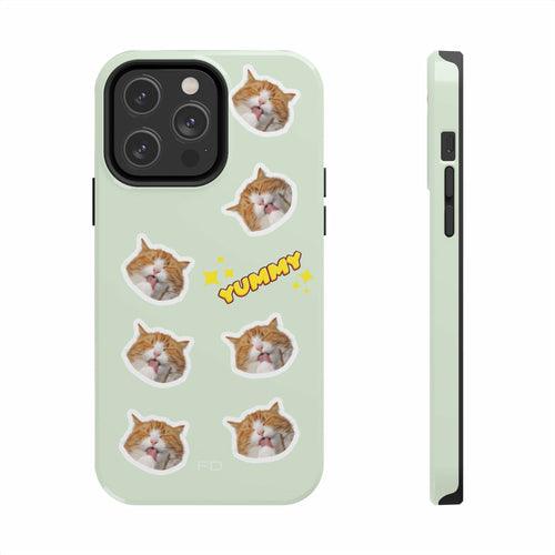 Cat Yummy Tough Case for iPhone with Wireless Charging - Brand My Case
