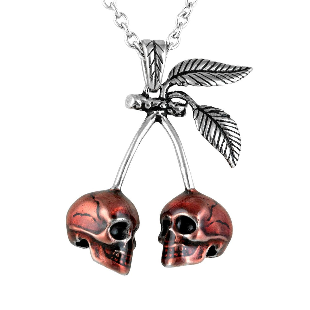 Cherry Skulls Necklace - Brand My Case