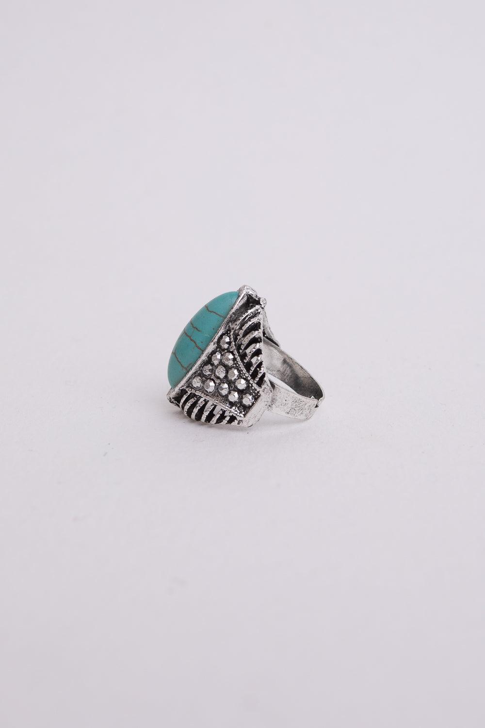 Classic Marquise Turquoise Ring - Brand My Case