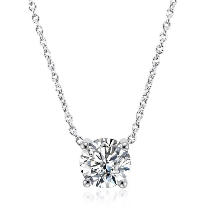 Classic Solitaire Necklaces. Silver or Gold. 10 necklaces per display. - Brand My Case