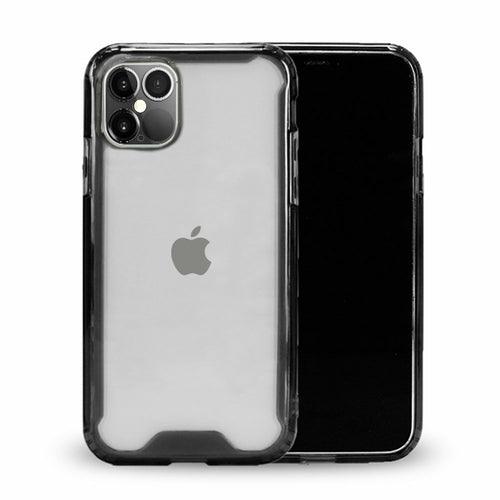 Clear Armor Hybrid Transparent Case for iPhone 12 Mini 5.4in (Smoke) - Brand My Case
