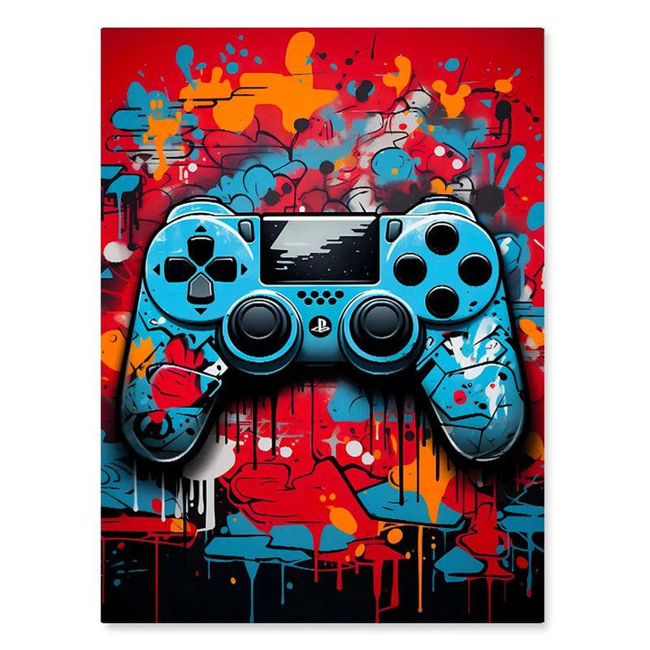 Colorful Game Controller Premium Poster - Brand My Case