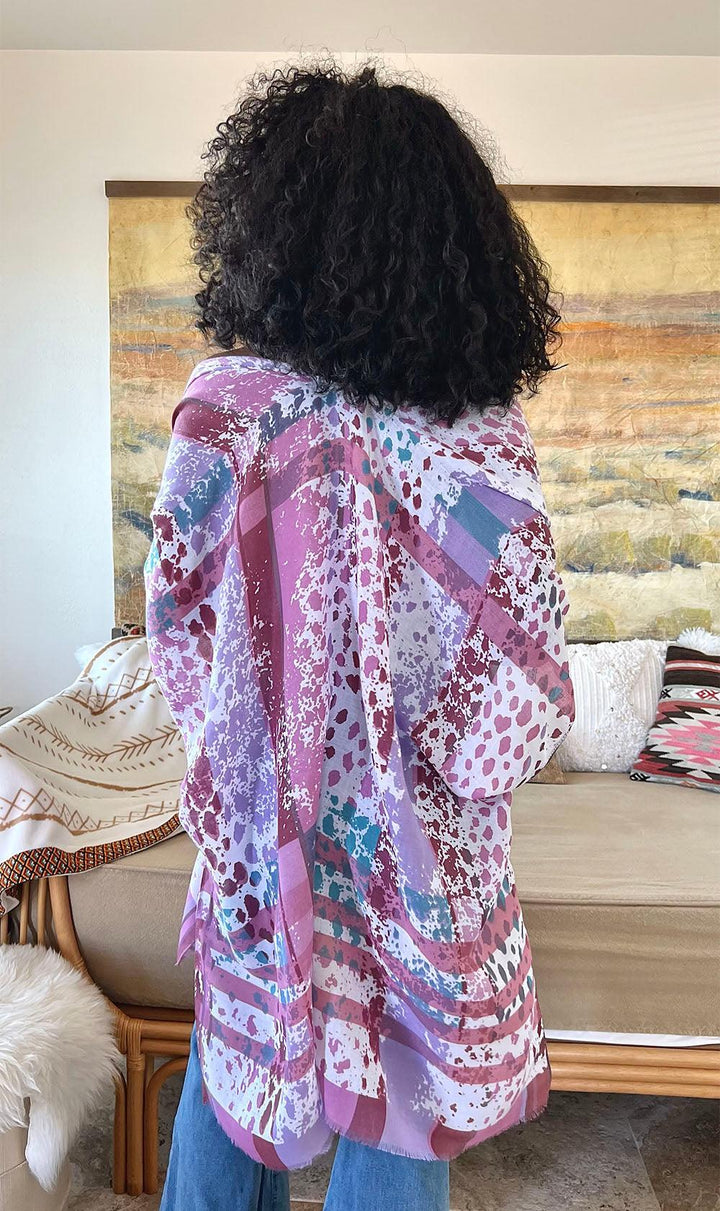 Colorful Splatter Kimono - Brand My Case