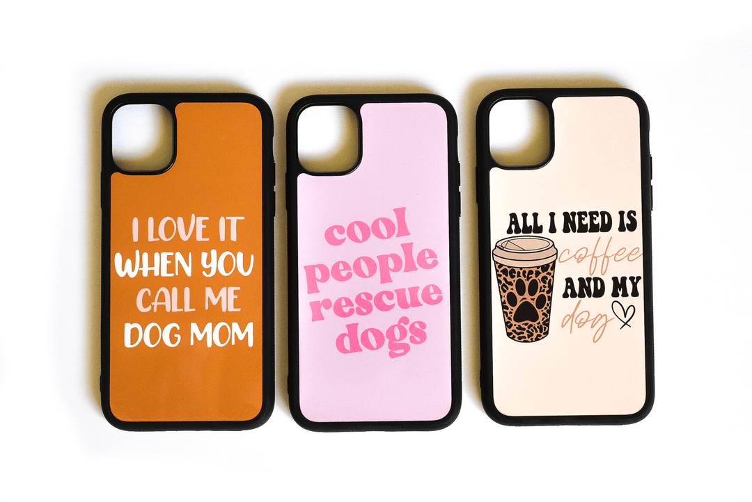 Cool People Have Dogs Cell Phone Case - Brand My Case