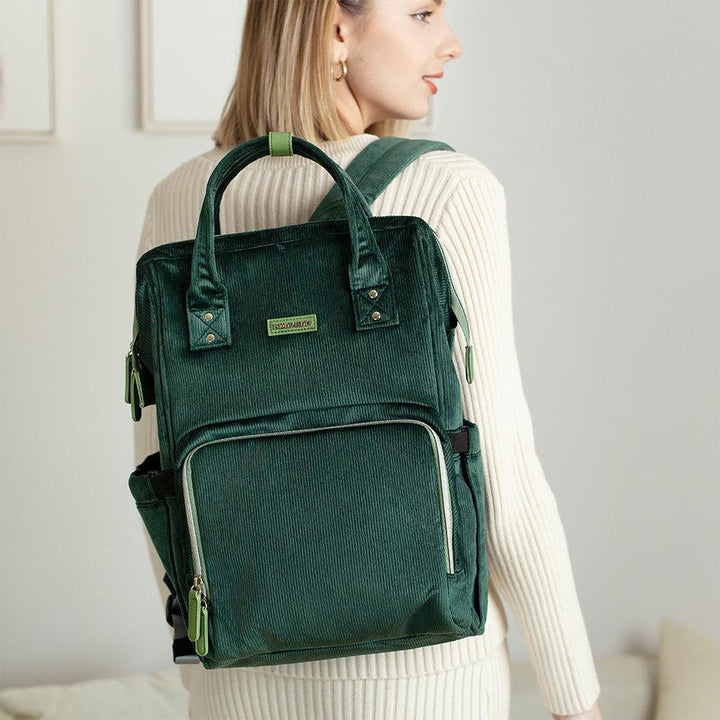 Corduroy Diaper Backpack - Brand My Case