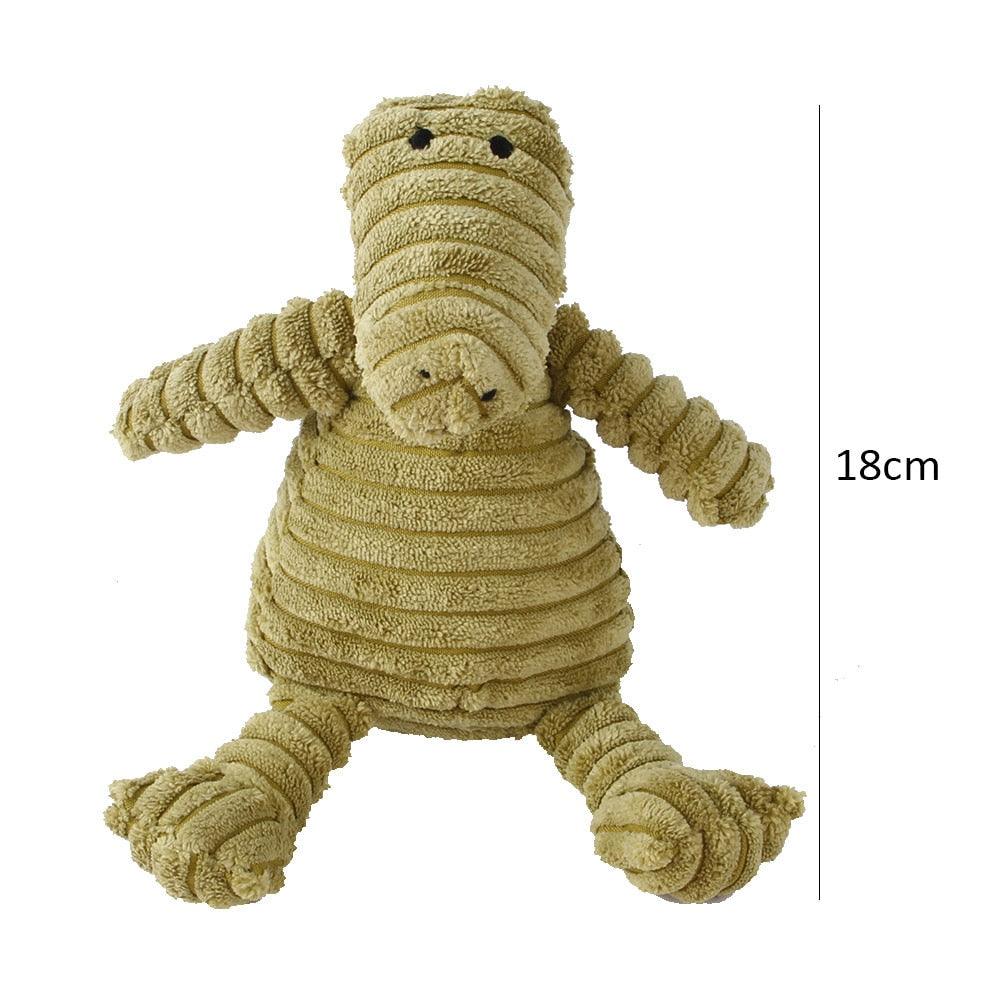Corduroy Dog Toys for Small Large Dogs Animal Plush Dog Squeaky Toy Puppy Chew Toys Bite Resistant Pet Toy For Dogs Squeaker - Brand My Case