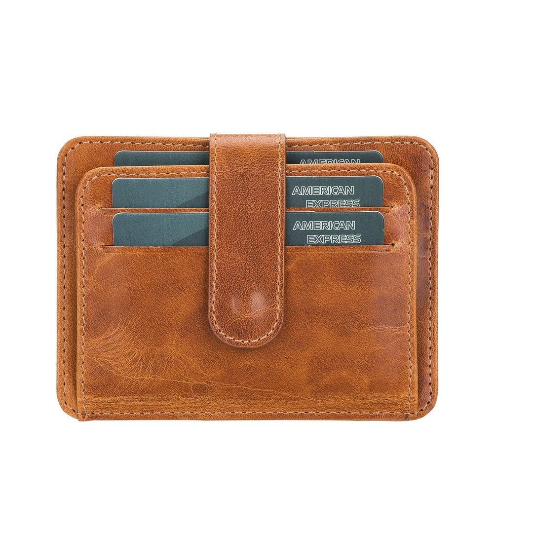 Cortez Handcrafted Leather Slim Wallet with Card Holder - Brand My Case