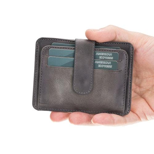 Cortez Handcrafted Leather Slim Wallet with Card Holder - Brand My Case