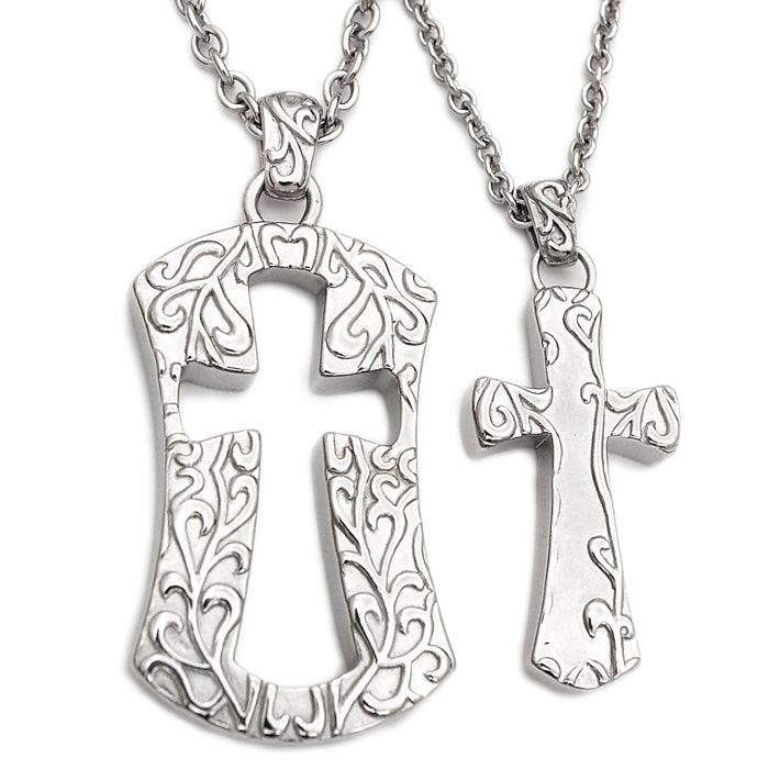 Couple Cross Necklaces - Brand My Case