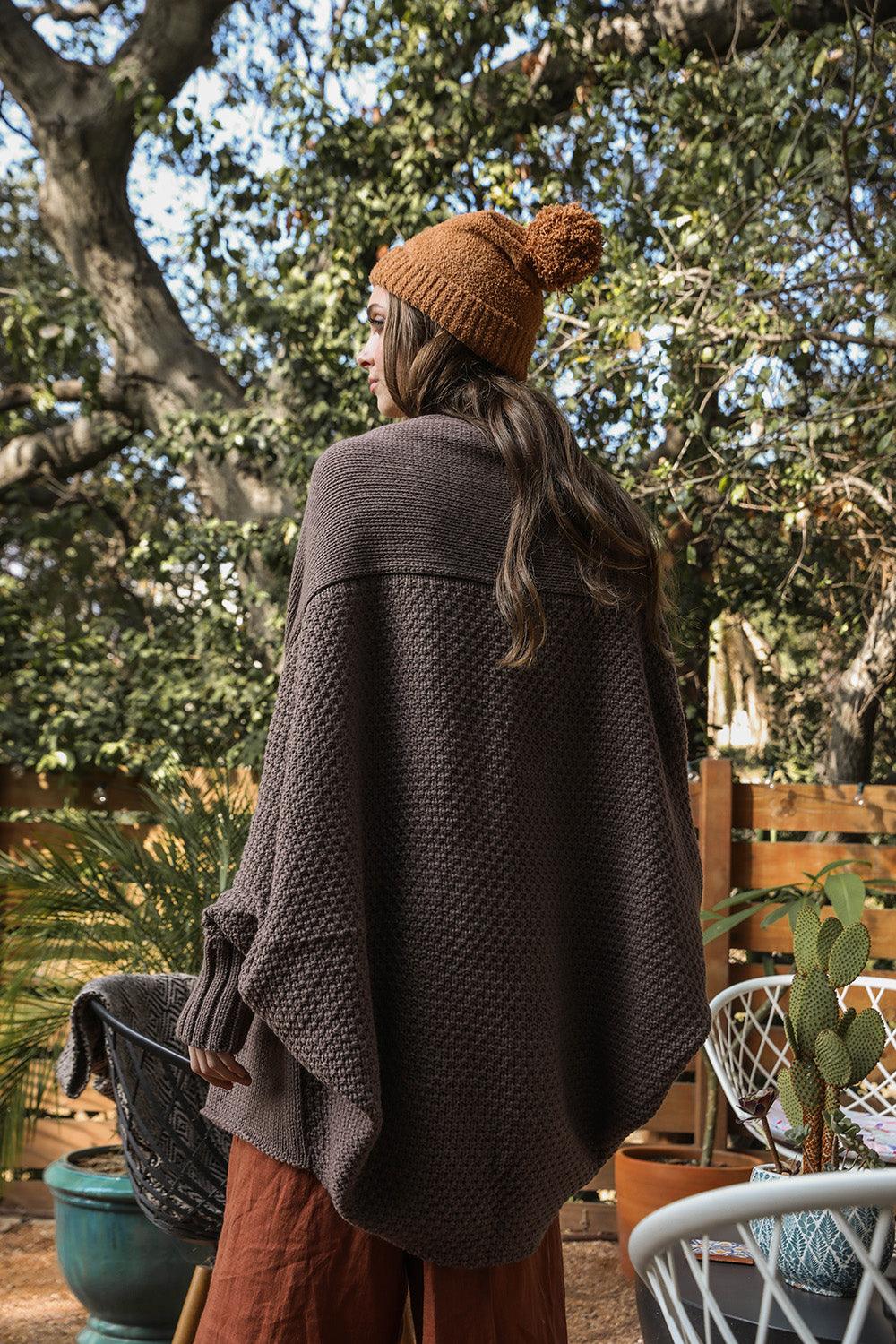 Cozy Chic Bat Wing Bliss Knit Cardigan - Brand My Case