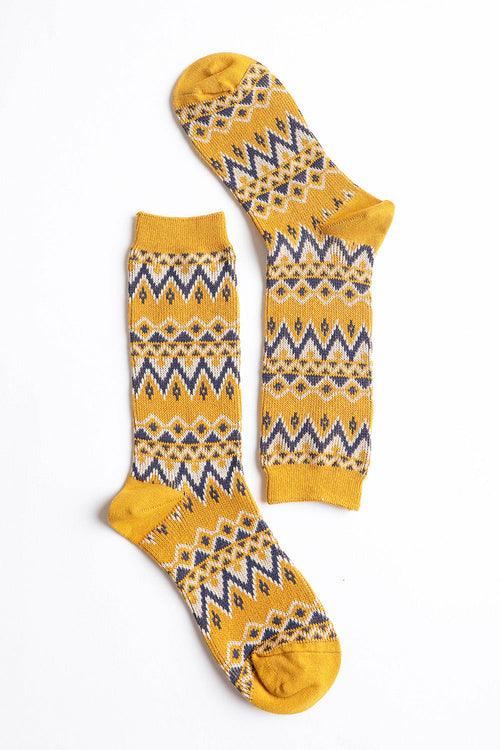 Cozy Tribal Pattern Socks - Brand My Case