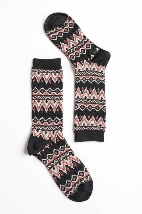 Cozy Tribal Pattern Socks - Brand My Case