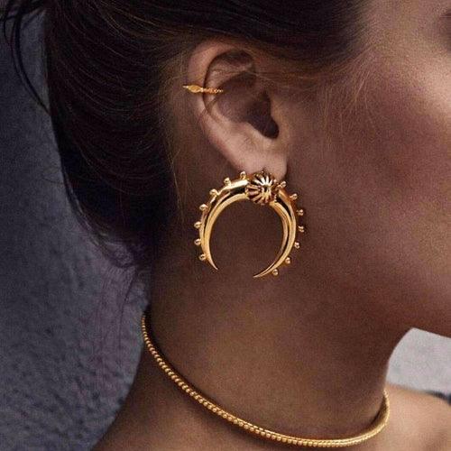 Crescent Moon Earrings - Brand My Case