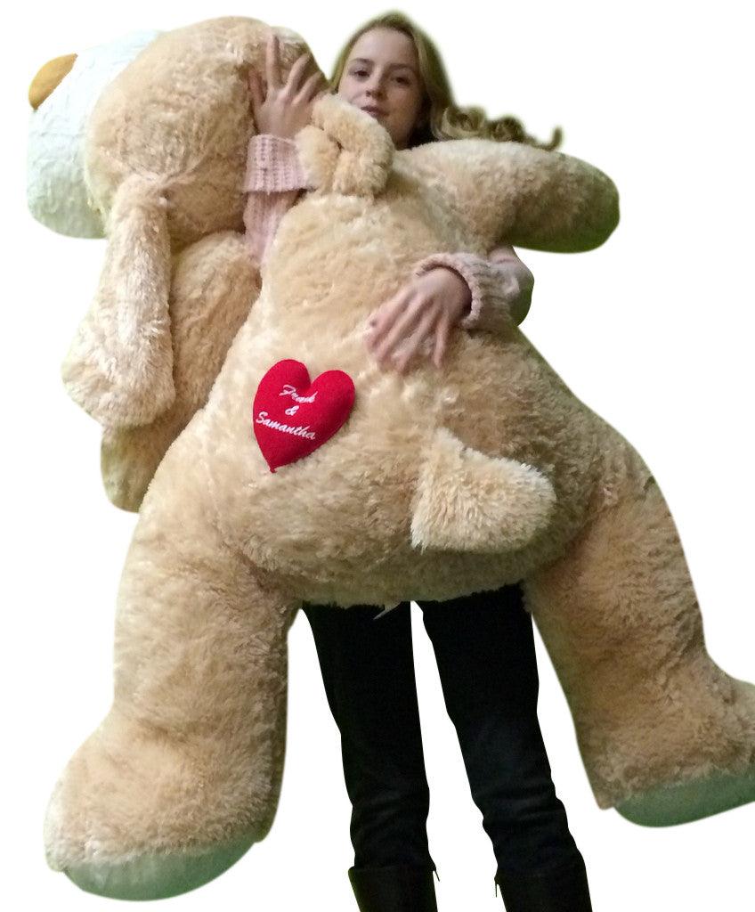 Custom Personalized Giant Stuffed Dog 60 Inch Soft Customized With - Brand My Case