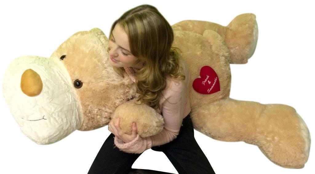 Custom Personalized Giant Stuffed Dog 60 Inch Soft Customized With - Brand My Case