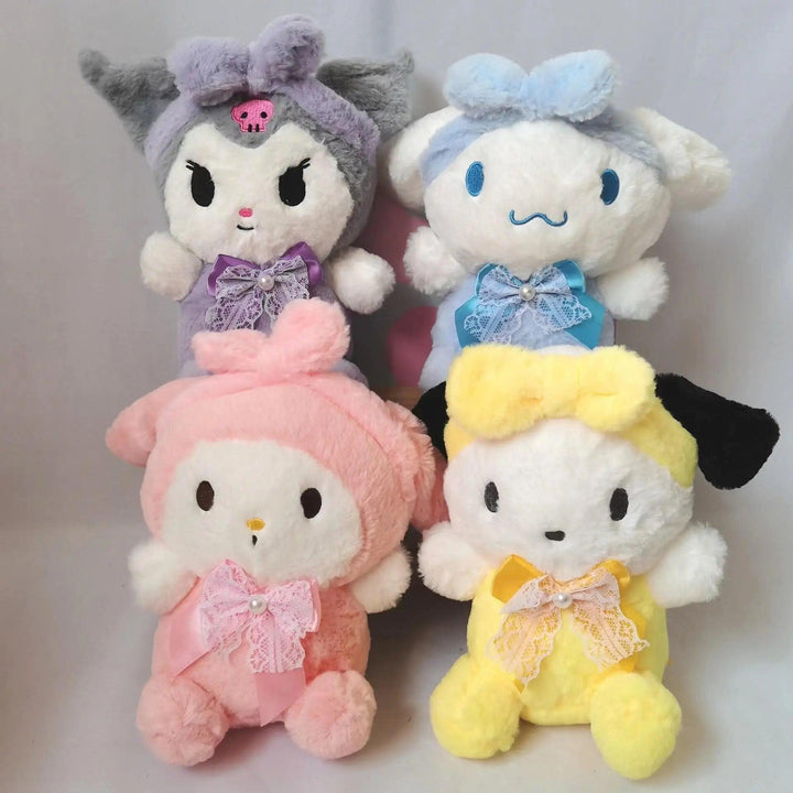 Cute 25Cm Sanrio Anime Plush Toy Cartoon Roll Cinnamoroll Soft Stuffed Plushie Doll Baby Girl Pillow Home Ornament Couple Gift - Brand My Case