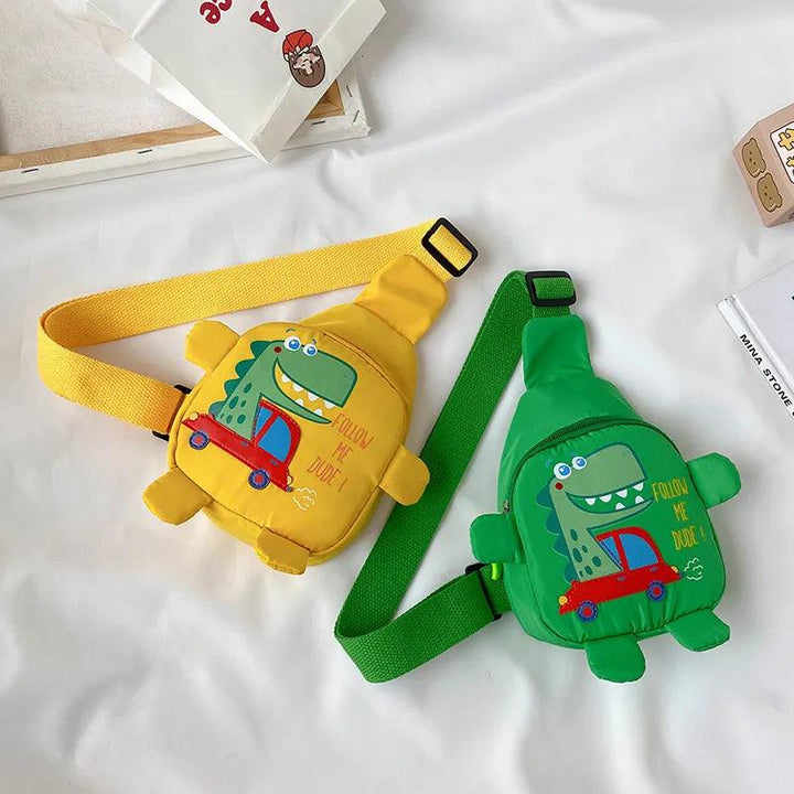 Cute Children Bag Cartoon Dinosaur Kids Bags Kindergarten Preschool Outdoor Travel Backpack for Boys Girls Shoulder Crossbody - Brand My Case