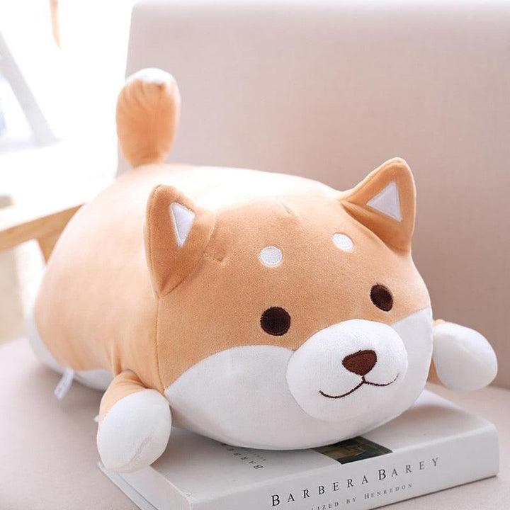 Cute Corgi Dog doll pillow Shiba Inu plush toy holding sleeping doll Stuffed animal pillow gift for baby 35cm - Brand My Case