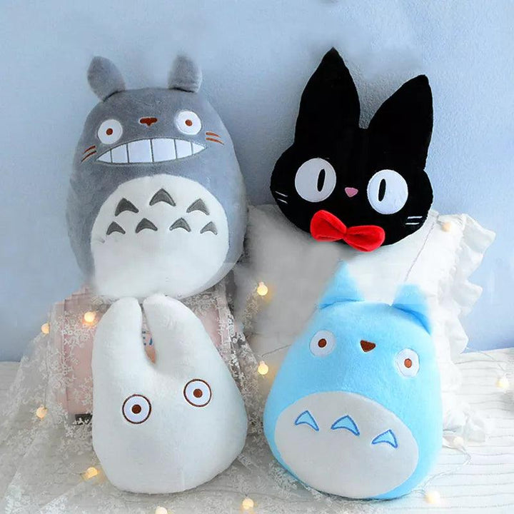Cute Totoro Plush Pillow Stuffed Kiki Totoro Toy Japanese Anime Figure Soft Doll Home Soft Decor Throw Pillow Cushion - Brand My Case